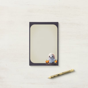 Baby Ghost Creepy Niedlich Halloween Charakter Post-it Klebezettel