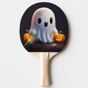 Baby Ghost Creepy Niedlich Halloween Charakter Tischtennis Schläger