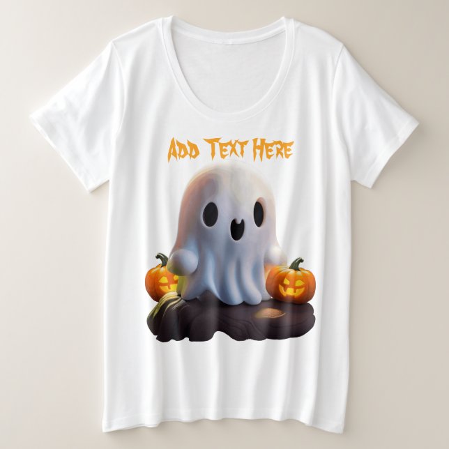 Baby Ghost Déplaisant mignon caractère Halloween (Design devant)