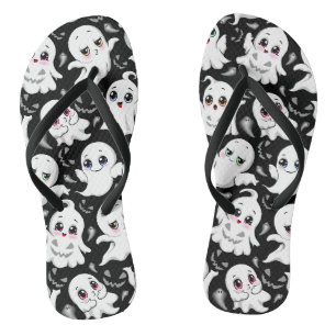 Baby Ghosts Spookoky Niedliche Halloween-Stimmung Flip Flops