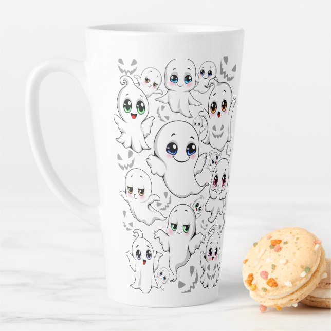 Baby Ghosts Spookoky Niedliche Halloween-Stimmung Milchtasse (Beispiel)