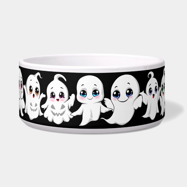 Baby Ghosts Spookoky Niedliche Halloween-Stimmung Napf (Vorderseite)