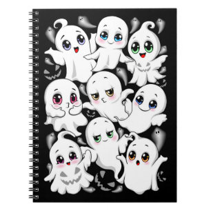 Baby Ghosts Spookoky Niedliche Halloween-Stimmung Notizblock