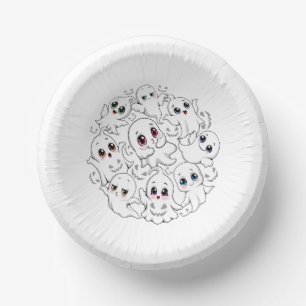 Baby Ghosts Spookoky Niedliche Halloween-Stimmung Pappteller