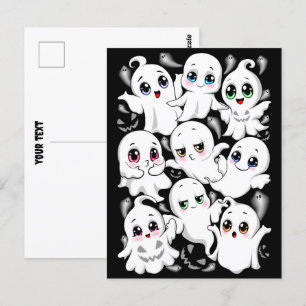 Baby Ghosts Spookoky Niedliche Halloween-Stimmung Postkarte