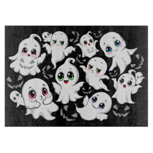 Baby Ghosts Spookoky Niedliche Halloween-Stimmung Schneidebrett