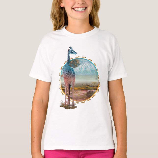 Baby Giraffe AFRICAN HERITAGE T-Shirt (Vorderseite)