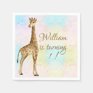 Baby Giraffe Baby Dusche Niedlich Serviette