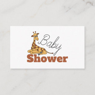 Baby Giraffe, Baby shower Invitation Billet