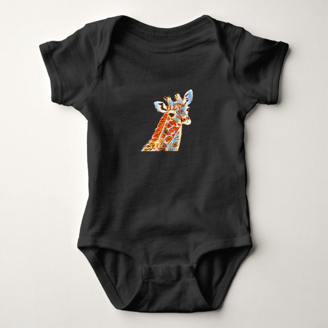 BABY giraffe BODYSUIT Strampler (Vorderseite)