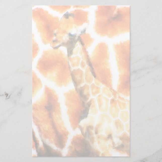Baby Giraffe Briefpapier (Vorderseite)