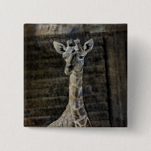 Baby Giraffe Button
