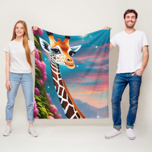Baby Giraffe Fleecedecke