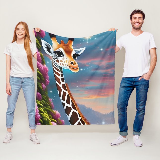 Baby Giraffe Fleecedecke (Beispiel)
