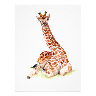 Baby Giraffe Fotodruck