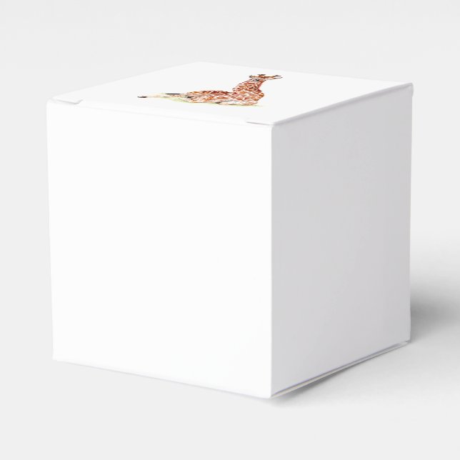 Baby Giraffe Geschenkschachtel (Vorderseite)