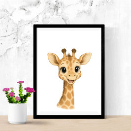 Baby Giraffe Kinderzimmer Wallfahrtskirche Madonna Poster