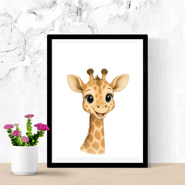 Baby Giraffe Kinderzimmer Wallfahrtskirche Madonna Poster (Von Creator hochgeladen)