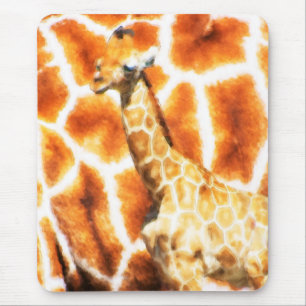 Baby Giraffe Mousepad
