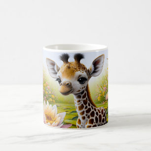 Baby Giraffe Nature Kaffeetasse