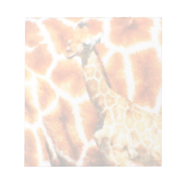 Baby Giraffe Notizblock (Vorderseite)