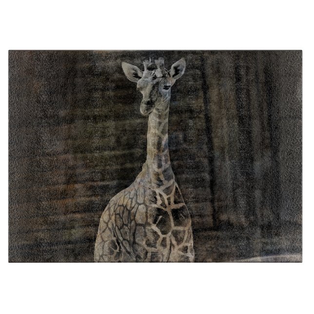Baby Giraffe Schneidebrett (Vorderseite)