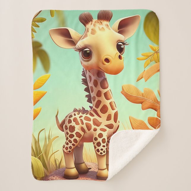 "Baby Giraffe" Sherpadecke (Vorderseite)