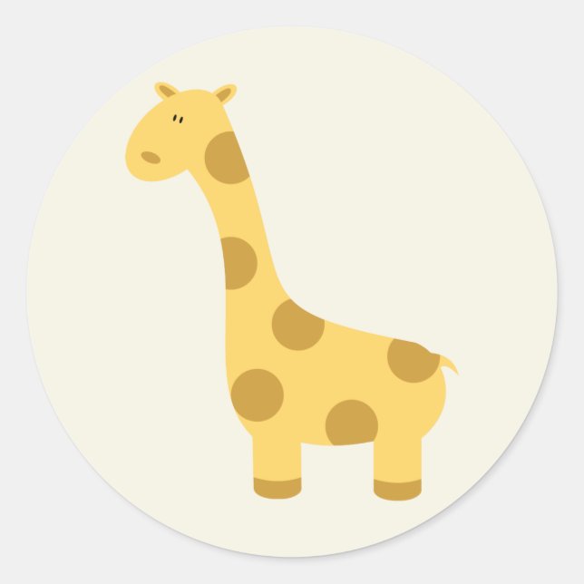 Baby Giraffe Stickers (Vorderseite)