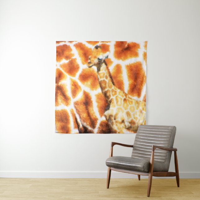 Baby Giraffe Wandteppich (Beispiel)