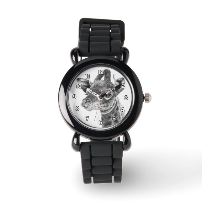 Baby Giraffe Watch Armbanduhr (Vorderseite)