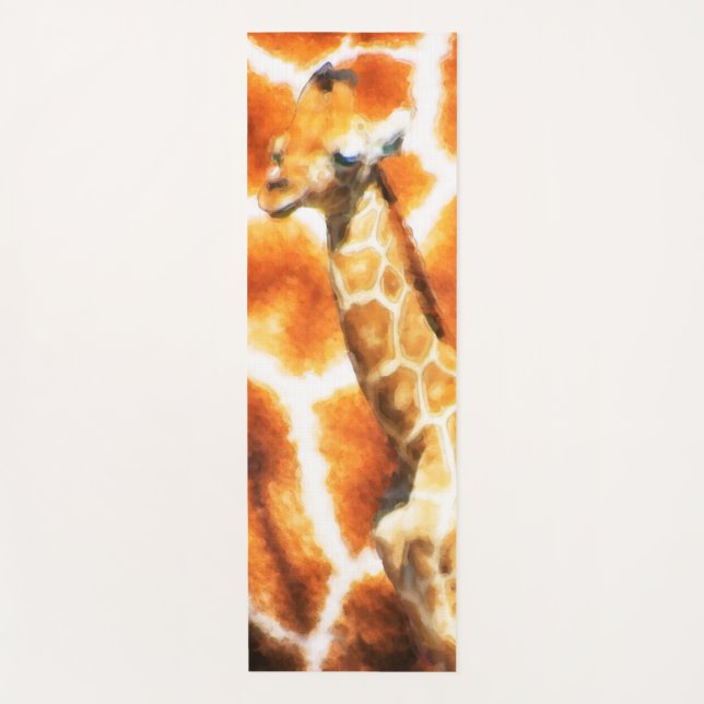Baby Giraffe Yogamatte (Vorderseite)