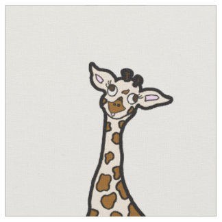 Baby-Giraffen-in Folge Gewebe Stoff