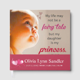Baby Girl Announcement Guest Book | Personalized  Gästebuch