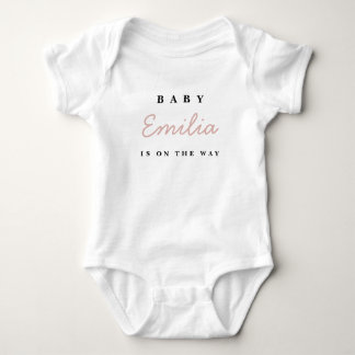 Baby Girl Birth Ankündigung Bodysuit Baby Strampler