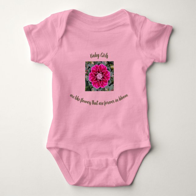 Baby Girl Bodysuit Baby Strampler (Vorderseite)