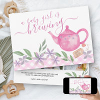Baby Girl braut 3 Foto Niedlich Teapot Schwangersc