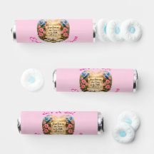 Baby Girl Breath Savers Minz Favor