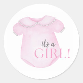 Baby Girl Bubble Aufkleber