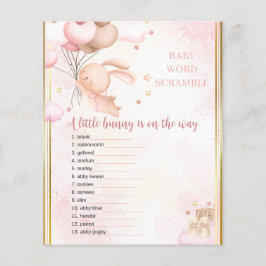 Baby Girl Bunny Baby Showspiel