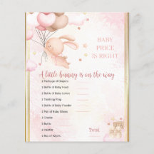Baby Girl Bunny Baby Showspiel