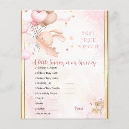 Baby Girl Bunny Baby Showspiel