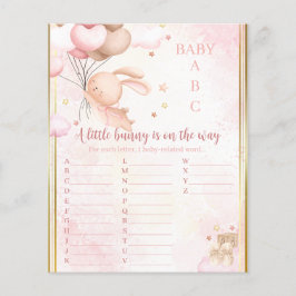 Baby Girl Bunny Baby Showspiel