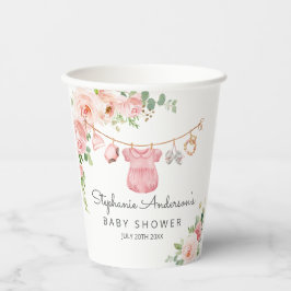 Baby Girl Clothes Babyduschpapier Pappbecher