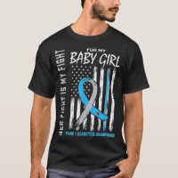 Baby Girl Daughter Typ 1 Diabetes-Warnhinweis 