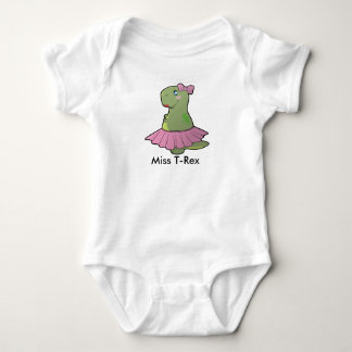 Baby Girl Dinosaur Miss T-Rex Bodysuit Strampler