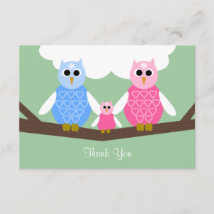Baby Girl Douche Poem Merci plat 3,5 x 5 carte