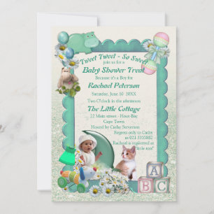 Baby Girl Douche Tweets Invitation