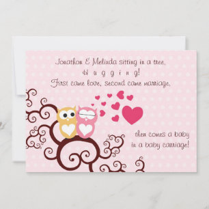 Baby Girl Dusche Einladung