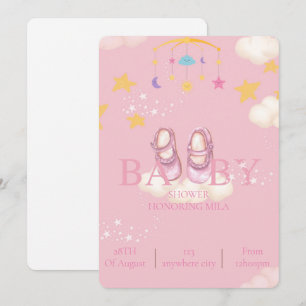 Baby-Girl-Dusche Einladungen, digitaler Download Einladung
