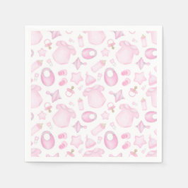 Baby Girl Dusche Pink Serviette